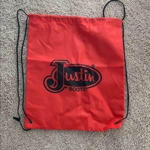 Justin boots string bag